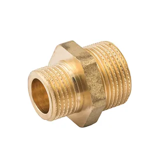 Ниппель, ELSEN, Metalit, НН, 3/4", 1", латунь, переходной, CN