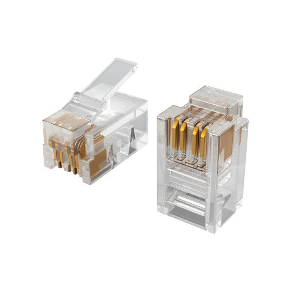 Коннектор, ectoControl, 4P4C (RJ11), в упаковке 10 шт
