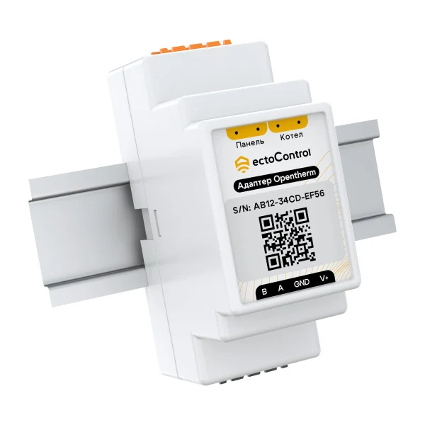 Адаптер, ectoControl, E-Bus, DIN, RS485 (Modbus)