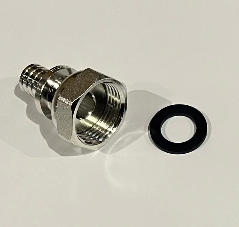 Переходник, ELSEN, Tin plated Monolit, НГ, 16, 1/2", латунь с покрытием TIN (олово), CN