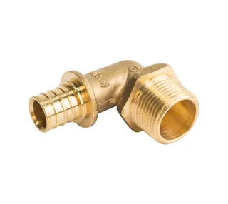 Угольник 90°, ELSEN, Monolit, Н, 16, 1/2", латунь, CN