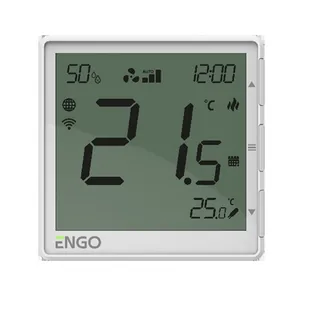 Терморегулятор, Engo Controls, программируемый проводной, белый — иконка