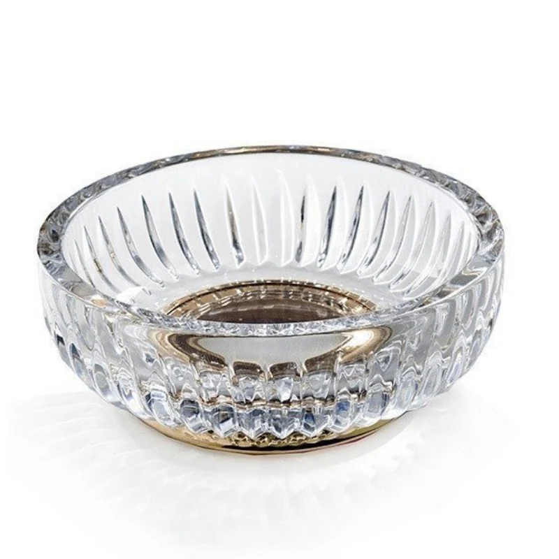 Мыльница, 3SC, Elegance Crystal, шгв 115*115*40, цвет-прозрачный хрусталь/Matt Satin Brass