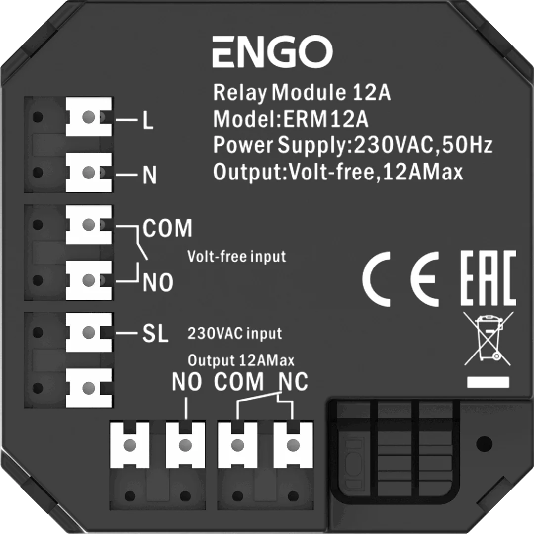 Модульное реле, Engo Controls,12 A