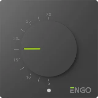 Терморегулятор, Engo Controls, непрограммируемый, 230 В, черный — иконка