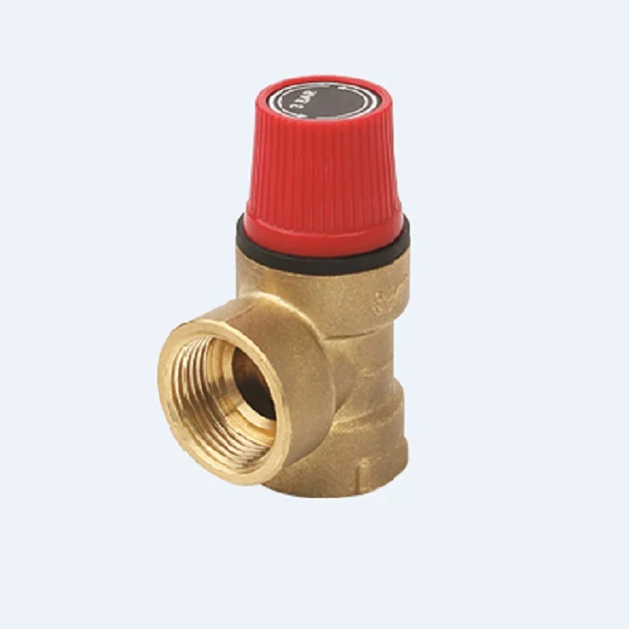 Клапан предохранительный, 1/2", 3/4", ВВ, 6 бар, латунь