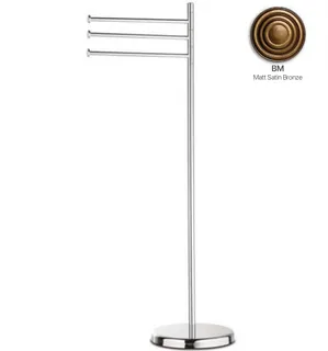 Полотенцедержатель, 3SC, Europe, стойка, тройной, шгв 450*300*850, цвет-Matt Satin Bronze — иконка