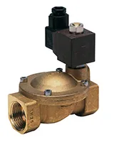 Клапан мембранный соленоидный муфтовый, нормально открытый, 1/2", 230VAC, корпус латунь, уплотнение нитрил — иконка