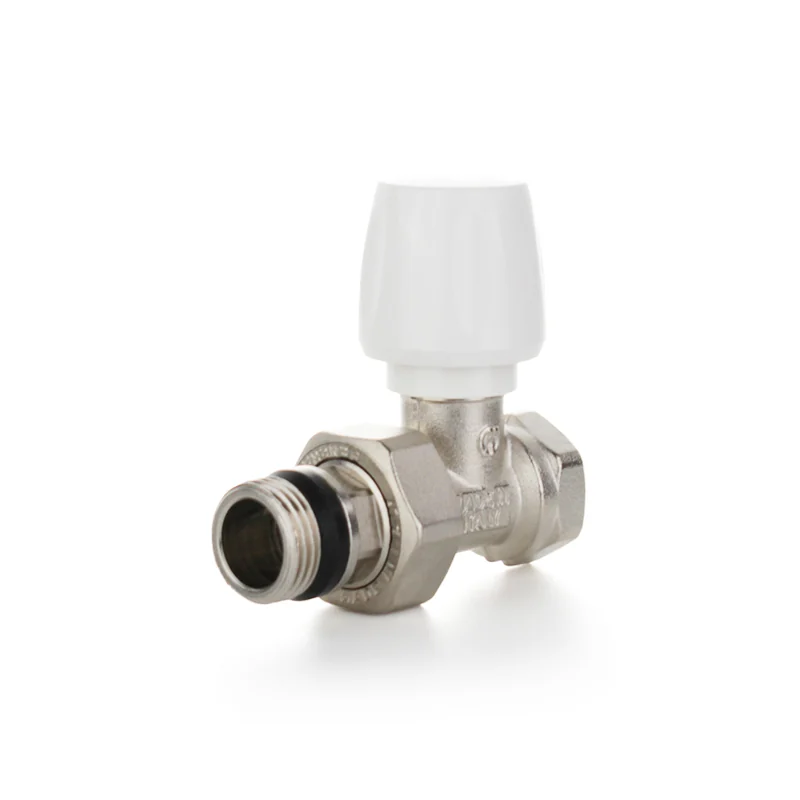 Вентиль прямой ручной 1/2" В - 1/2" Н с уплотнением O-RING