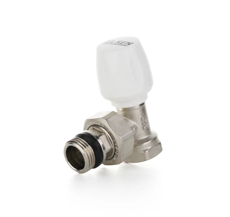Вентиль угловой ручной 1/2" В - 1/2" Н с уплотнением O-RING