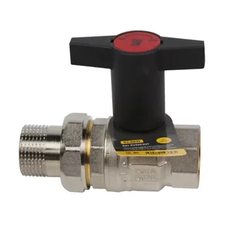 Кран шаровой, ELSEN, Strong, 1", НВ с разъемным соединением, ручка из полимера