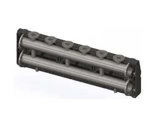 Коллектор, ELSEN, на 3 контура DN150 в изоляции с фланцевыми отводами DN65 PN10
