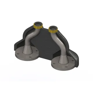 Комплект переходников с фланца DN65 PN10 на DN32 — иконка