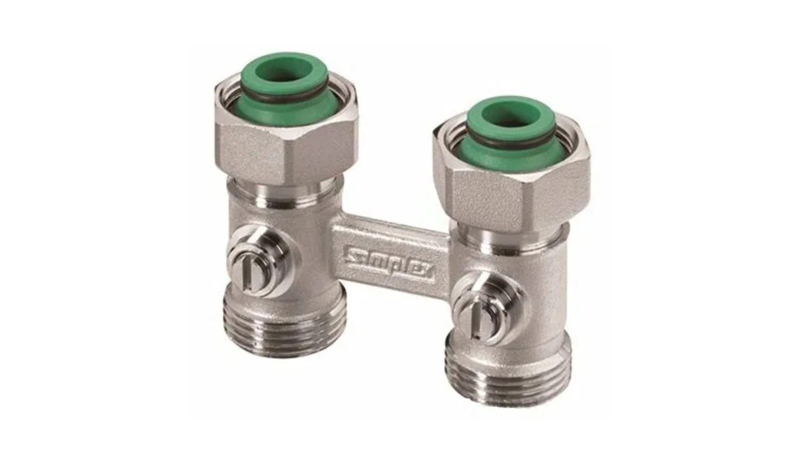 Узел нижнего подключения Simplex Standard Line D2/50 прямой, 3/4x3/4" c конусными вставками 3/4" (ст.арт. SX 10015)