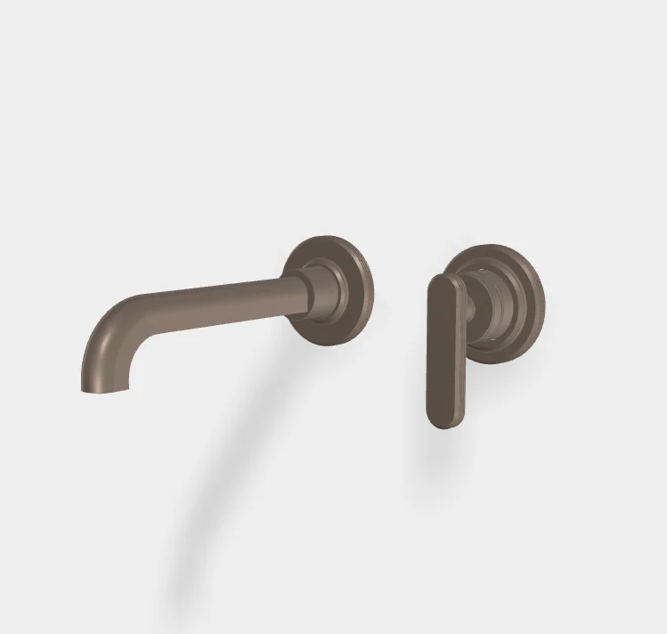 Смеситель для раковины, Fima Carlo Frattini, Park Lane, настенный, цвет-Brushed Moka Bronze PVD