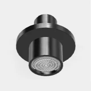 Микродуш, Fima Carlo Frattini, Showerhead, 28, струя микадо, цвет-хром черный брашированный