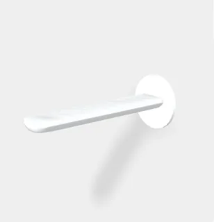Излив, Fima Carlo Frattini, Shower accessories, цвет-белый матовый