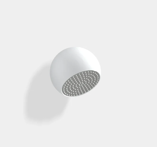 Верхний душ, Fima Carlo Frattini, Showerhead, 240*240, цвет-белый матовый/хром (ст. арт. F2340CRBBS)