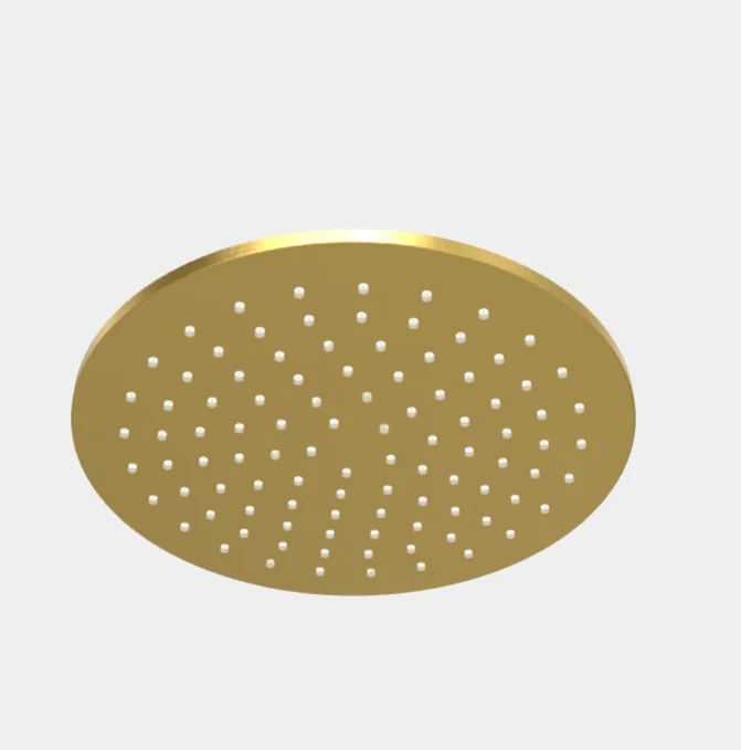Верхний душ, Fima Carlo Frattini, Showerhead, 250*250, цвет-золото брашированное
