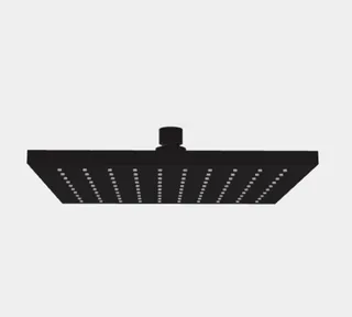 Верхний душ, Fima Carlo Frattini, Showerhead, 250*250, цвет-чёрный матовый