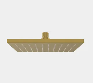 Верхний душ, Fima Carlo Frattini, Showerhead, 250*250, цвет-брашированное золото
