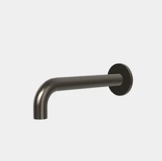 Излив, Fima Carlo Frattini, Shower accessories, цвет-черный хром брашированный — иконка
