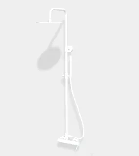 Душевая стойка, Fima Carlo Frattini, Shower column, цвет-белый матовый