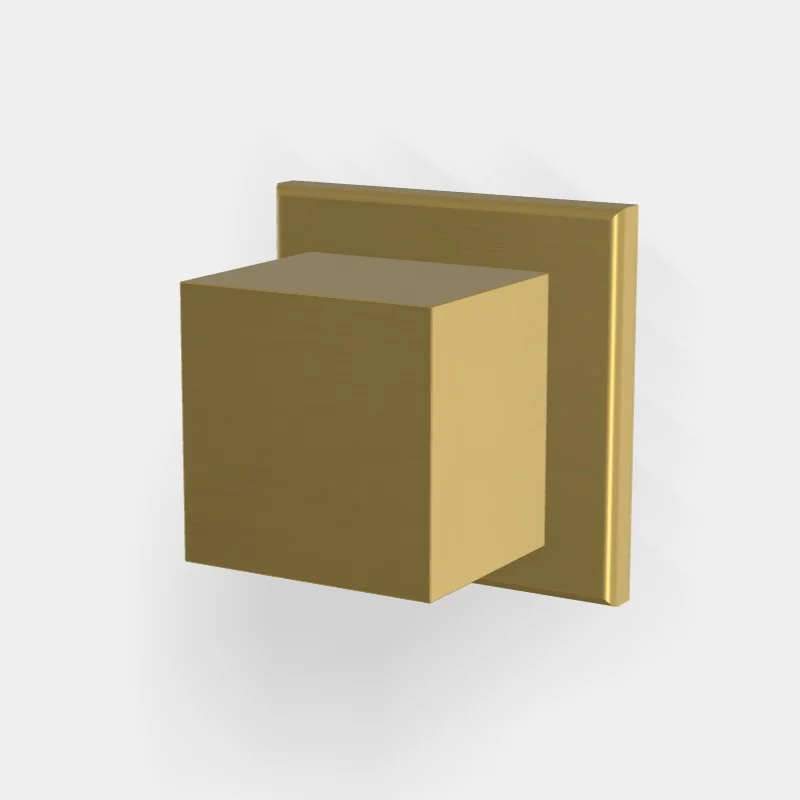 Вентиль, Fima Carlo Frattini, Zeta, переключающий (дивертор), 1/2" x 1/2", цвет-Brushed Gold