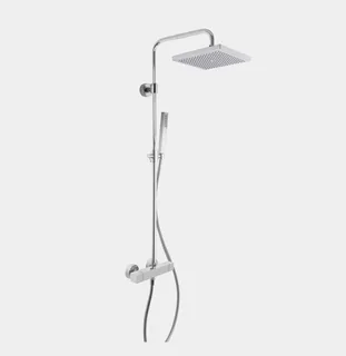 Душевая стойка, Fima Carlo Frattini, Shower column, цвет-брашированный черный хром