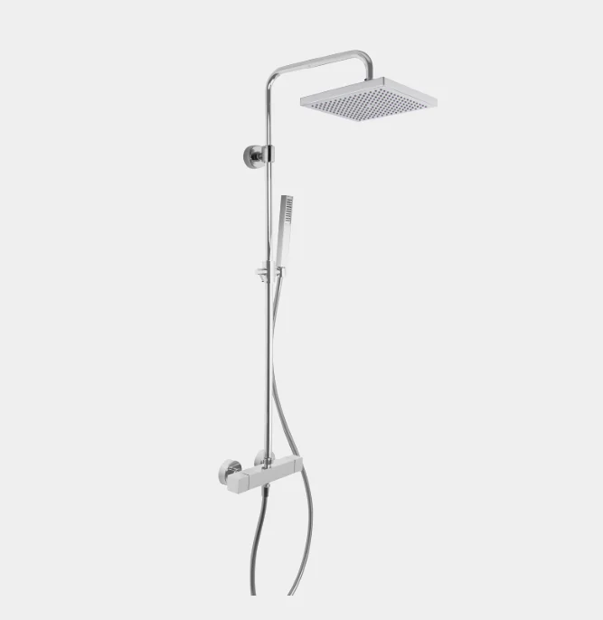 Душевая стойка, Fima Carlo Frattini, Shower column, цвет-черный матовый