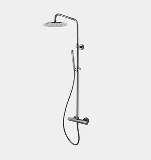 Душевая стойка, Fima Carlo Frattini, Shower column, цвет-шампань брашированная