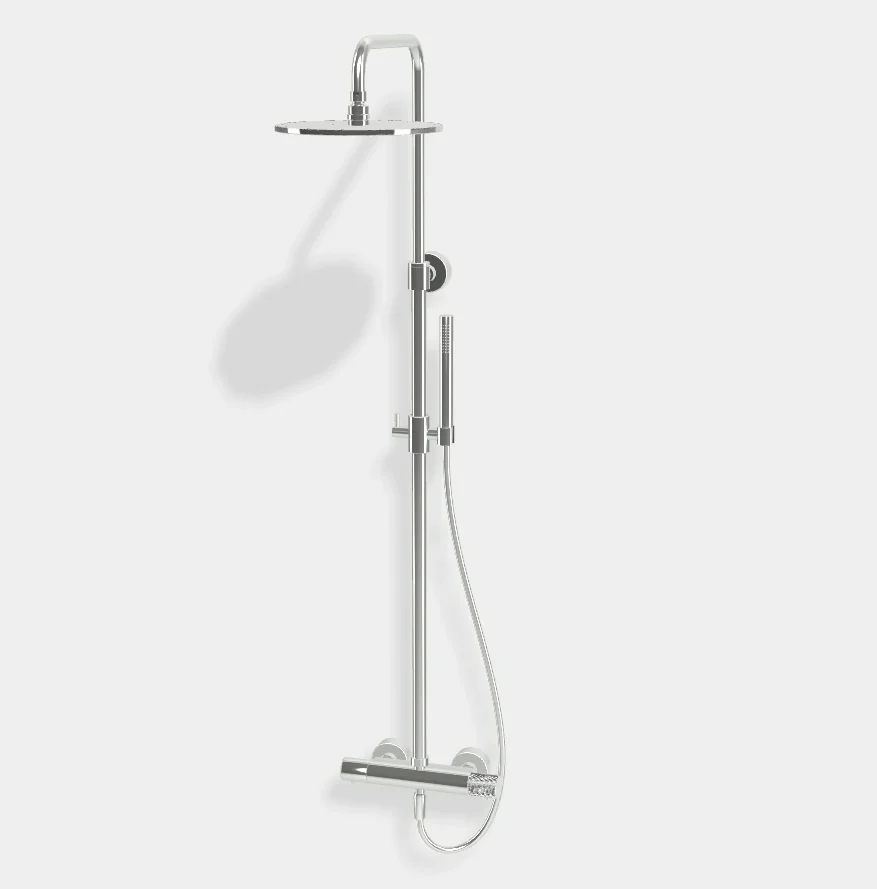 Душевая стойка, Fima Carlo Frattini, Shower column, X COLLECTION, цвет-хром