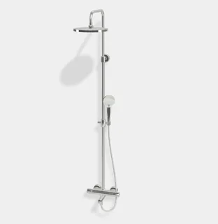 Душевая стойка, Fima Carlo Frattini, Shower column, цвет-хром
