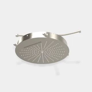 Верхний душ, Fima Carlo Frattini, Showerhead, 400*400, цвет-никель брашированный — иконка