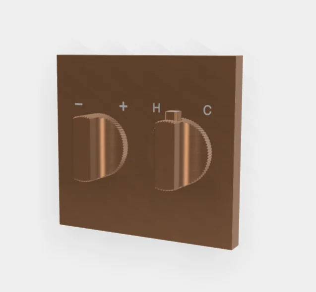 Смеситель для душа, Fima Carlo Frattini, Switch, на 2 потребителя, цвет-бронза брашированная янтарная