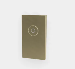 Кнопка on/off, Fima Carlo Frattini, Switch, цвет-шампань брашированная (Brushed Champagne)