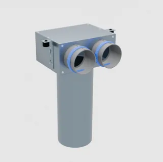 Пленум, Flexag FL-PCP-125/90x2, вентиляционный потолочный, D125, на 2 выxода FLD — иконка