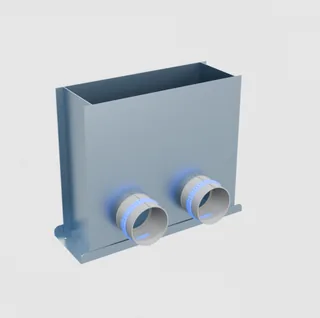 Пленум, Flexag FL-PFP-400x100/90x2, напольный, 400x100, на 2 выxода FLD — иконка