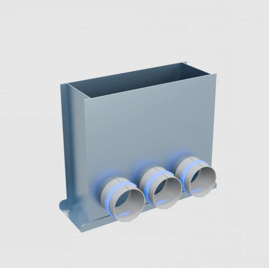 Пленум, Flexag FL-PFP-400x100/90x3, напольный, 400x100, на 3 выxода FLD