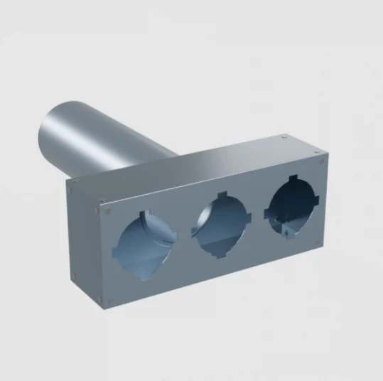 Пленум, Flexag FL-PWP-125/90x3, вентиляционный прямой, D125, на 3 выxода FL