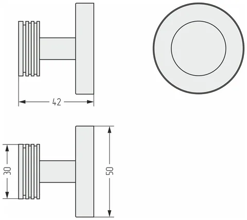 Крючок, Сунержа, КАНЬОН, шгв 50*41*50, цвет-золото — изображение 1