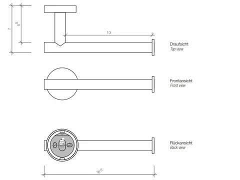Бумагодержатель, Decor Walther, Basic, BA TPH1, шгв 165*75*50, цвет-хром — изображение 1