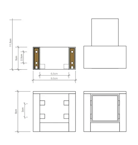 Стакан, Decor Walther, BRICK, BK WMG, шгв 95*90*115, цвет-хром — изображение 1