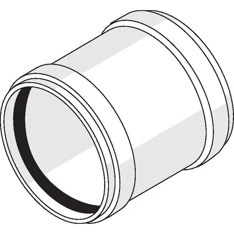 Муфта, 160, PP (полипропилен), надвижная — изображение 1