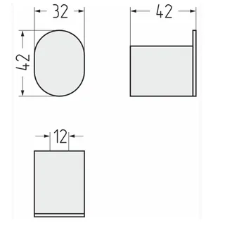 Крючок, Сунержа, Round, шгв 32*42*42, цвет-золотой шёлк — изображение 1