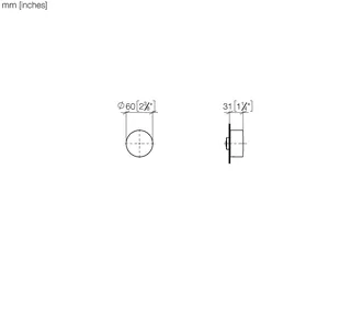 Вентиль, Dornbracht, Series specific, запорный, без розетки, 3/4", цвет-латунь сатинированная — изображение 1