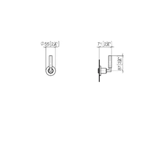 Вентиль, Dornbracht, Tara, запорный, 3/4", цвет-шампанское — изображение 1