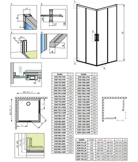 Дверь, Radaway, Idea KDD, шв 900*2005, петли-справа, хром, цвет стекла-прозрачный, Easy Clean — изображение 1