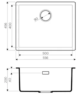 Мойка, OMOIKIRI, Yamakawa, шгв 556*456*200, отверстия для смесителя-отсутствуют, цвет-белый — изображение 1