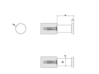 Крючок, Gessi, 316, шгв 28*45*28, цвет-Steel Brushed — изображение 1